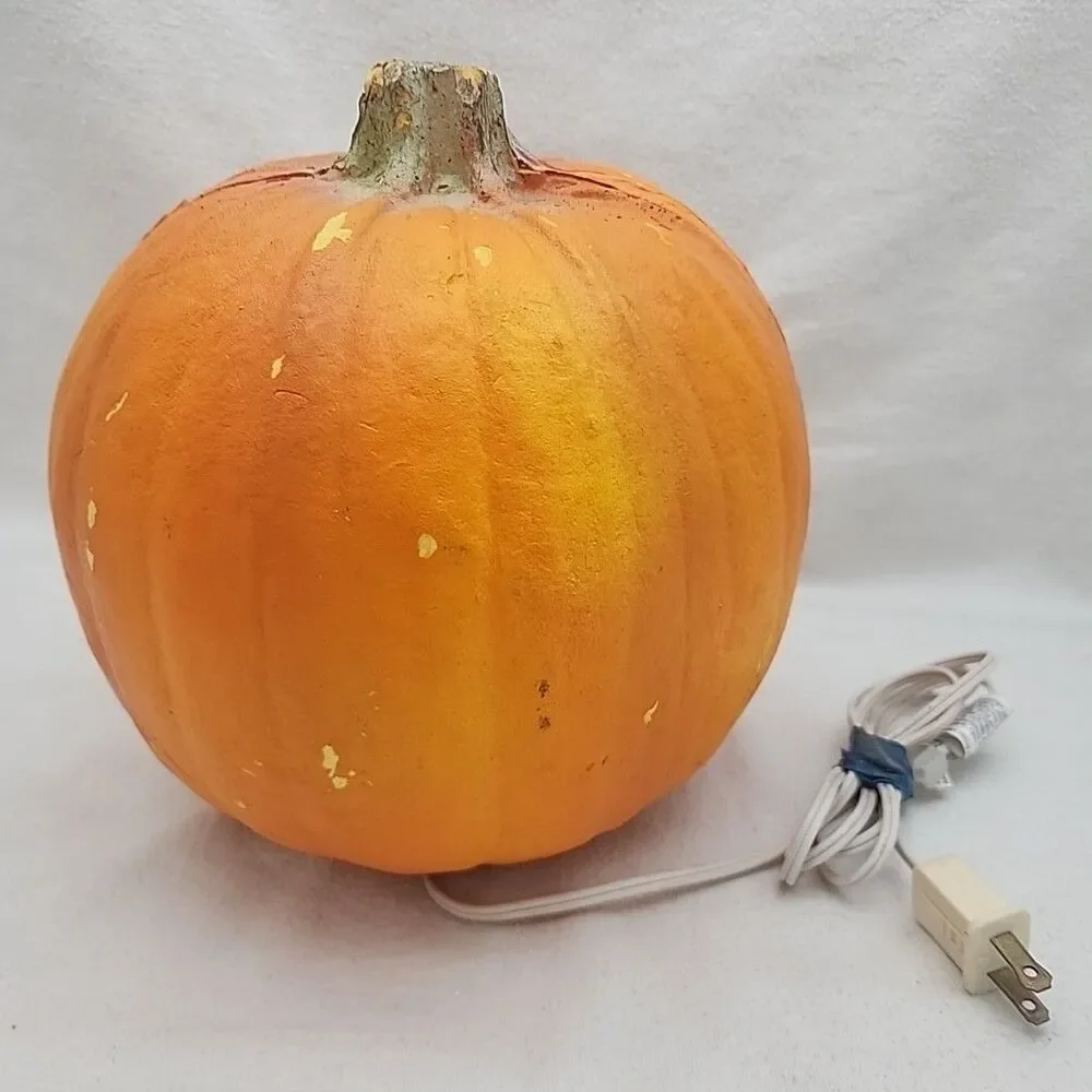 Pumpkin Light Up Jack O Lantern Decoration Foam Blow Mold 9